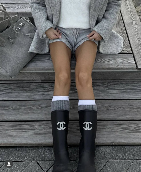Chanel Rain Boots