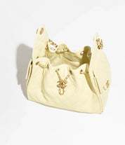 Grained Calfskin & Gold-Tone Metal