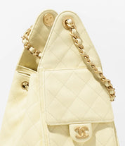 Grained Calfskin & Gold-Tone Metal